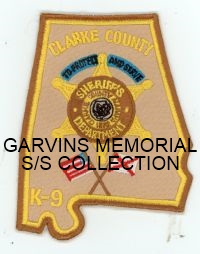 ALABAMA,A,CLARKE COUNTY SHERIFF K-9 1